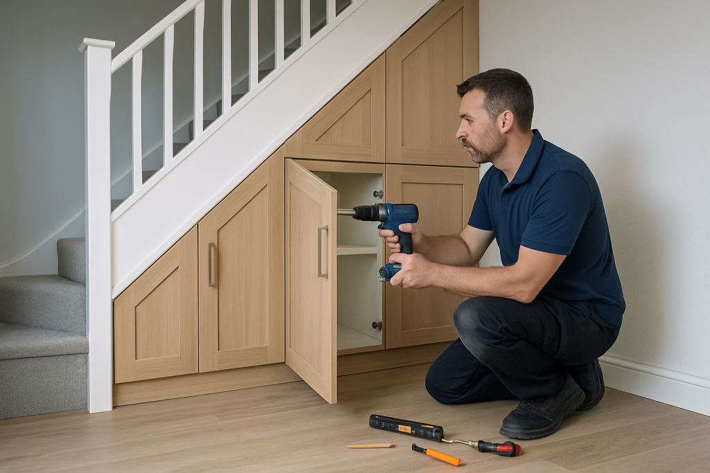 Schränke unter Treppen
