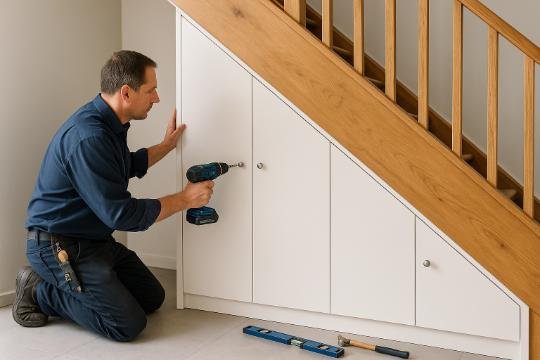 Schränke unter Treppen